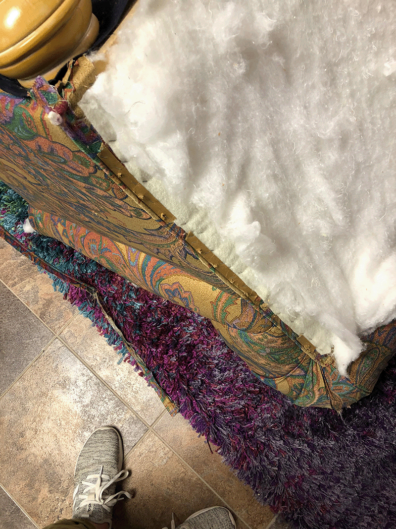 Back Rail - Separated - Padding