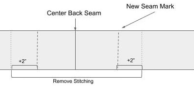 Pants Waist Alterations by Machine