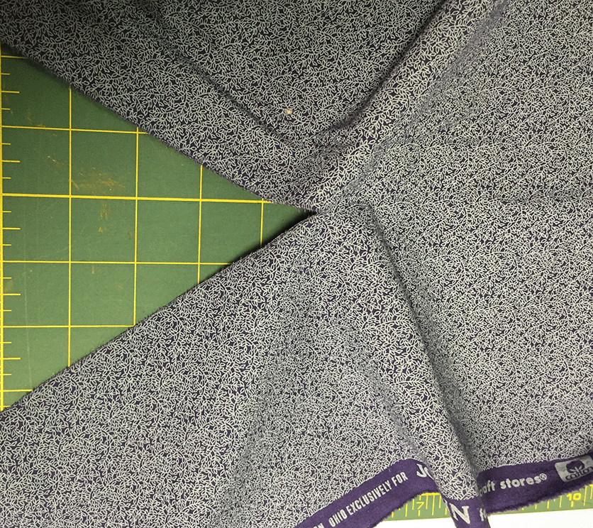 Cut off selvedge of fabric for 30-minute peasant skirt