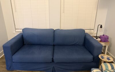 How to Dye a Faded Slipcover with Rit Dye